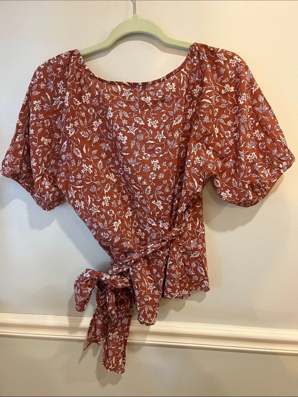 Madewell Wrap Top Medium